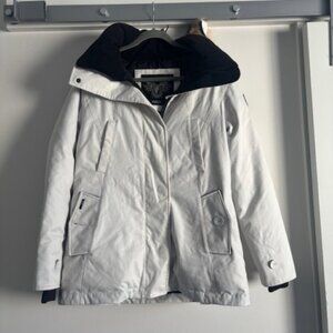 Nobis Luna Parka In white no hood size L